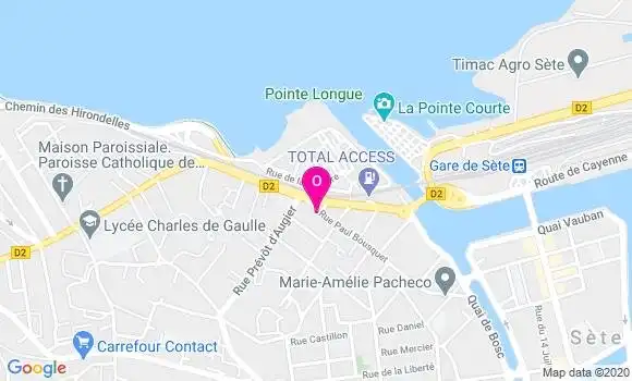 Localisation Bernadette Reulet Wulveryck
