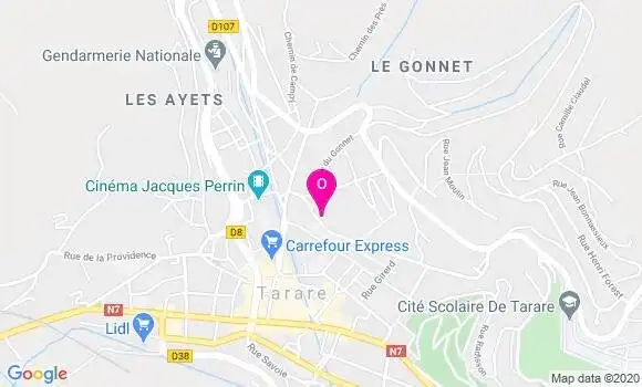 Localisation Manon Poncet