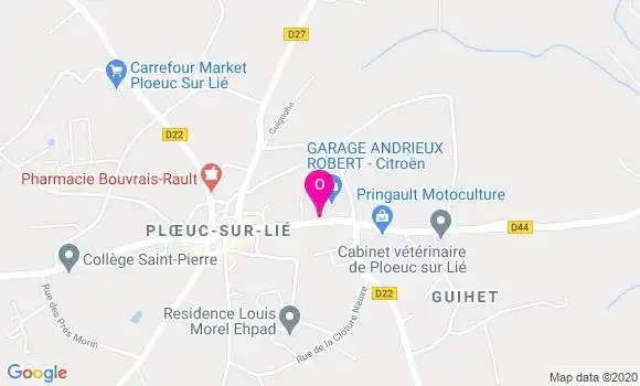 Localisation Marine Le Saux