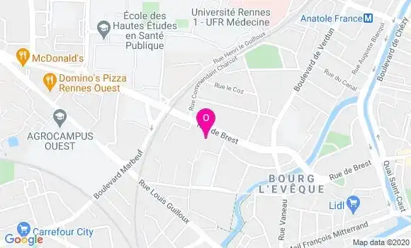 Localisation Martine Le Bihan Rolland