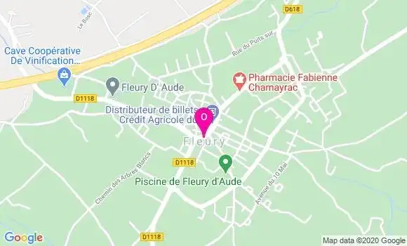 Localisation Delphine Fonteneau