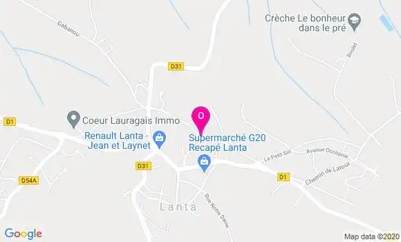 Localisation Mathilde Auguy