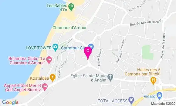 Localisation Louise Baudel