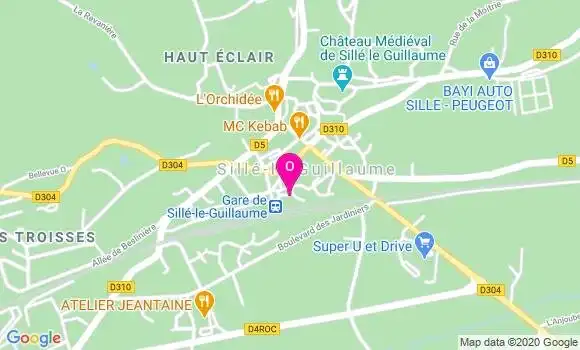 Localisation Camille Lemiere
