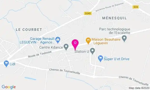 Localisation Laurianne Jacob