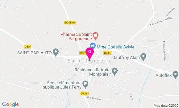 Localisation Catherine Detrie