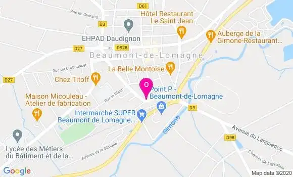 Localisation Audrey Lafont