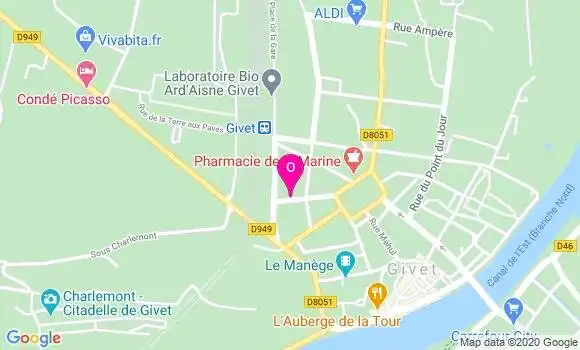 Localisation Cecile Dujardin