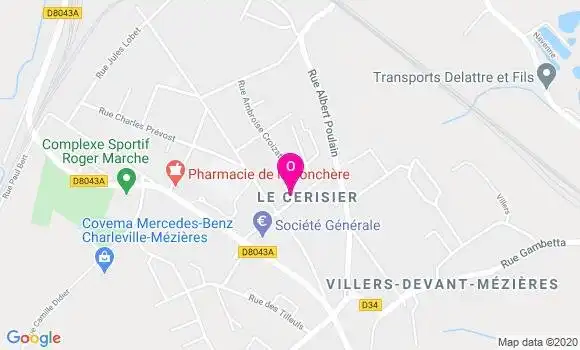 Localisation Catherine Uyttersprot