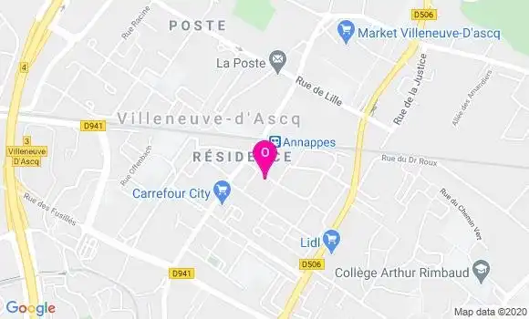 Localisation Emeline Denis