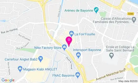 Localisation Pauline Cazaux