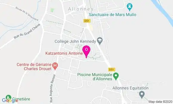 Localisation Adelie Fourreau