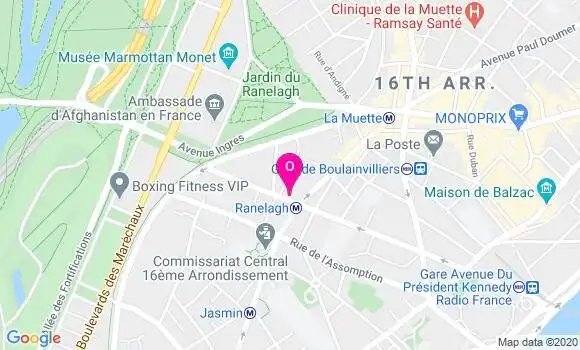 Localisation Raphaelle Rousseaux