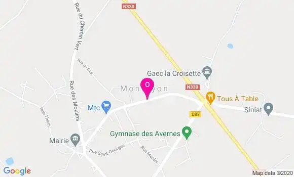 Localisation Isabelle Thirant