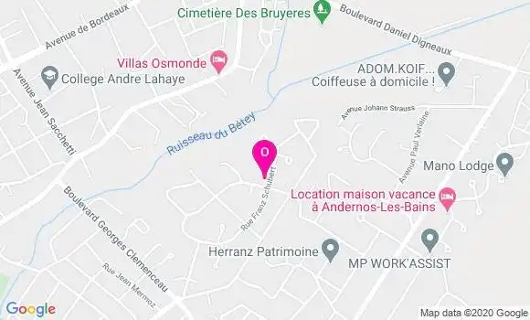 Localisation Justine Nadaud Simon