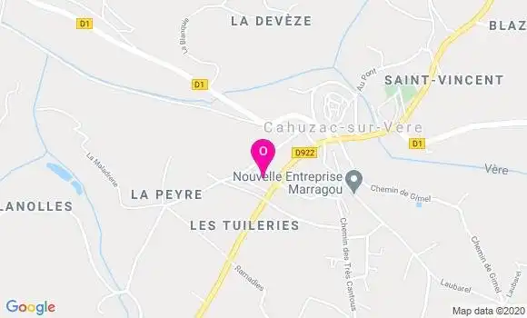 Localisation Johanna Favarel