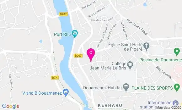 Localisation Alain Kervarrec