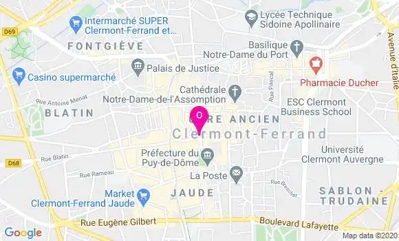 Localisation Louise Laurent