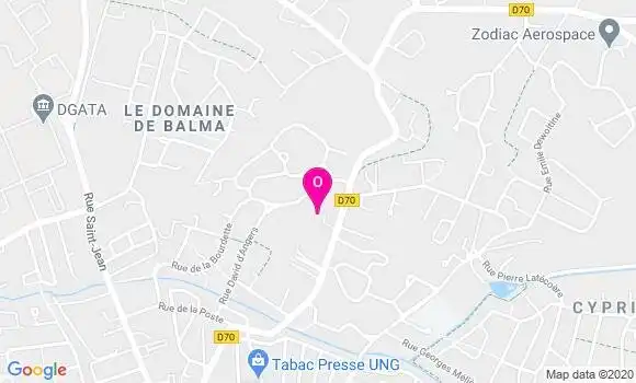 Localisation Clemence Vigneron