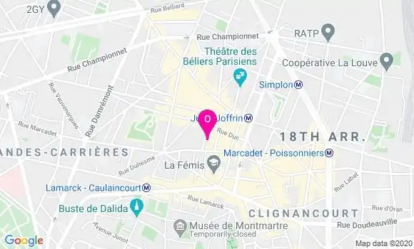 Localisation Carole Pulliat