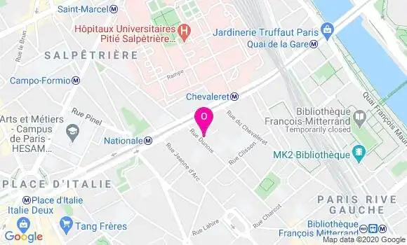 Localisation Agathe Guibert