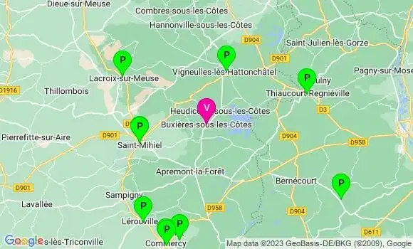 Pharmacie de Garde Buxières sous les Côtes