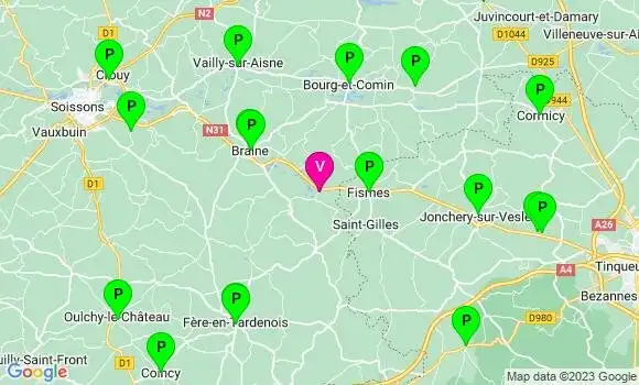 Pharmacie de Garde Bazoches sur Vesles