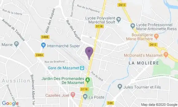Localisation Nicolas Amblard
