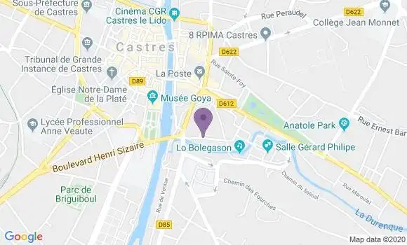 Localisation Pierre Olivier Bayle