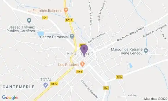 Localisation Marielle Biscay