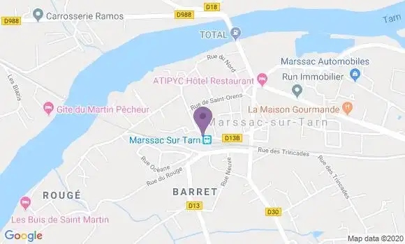 Localisation Mathilde Rouanet
