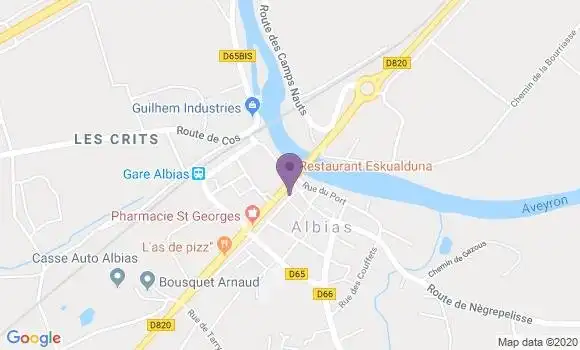 Localisation Yan Oudinet