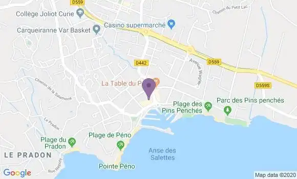Localisation Jacques Olivier Chappe
