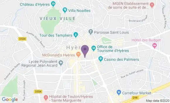 Localisation Camille Simondet