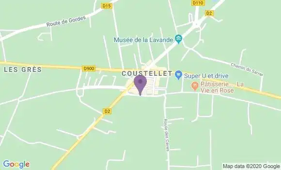 Localisation Marcel Dercourt