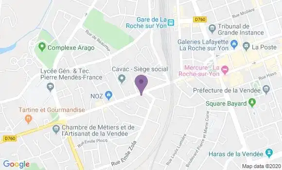 Localisation Claudine Le Cras