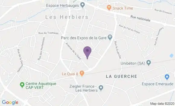 Localisation Isabelle Legras Roger