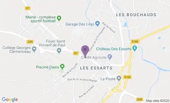 Localisation Elise Martin