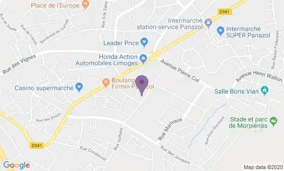 Localisation Corinne Jadaux