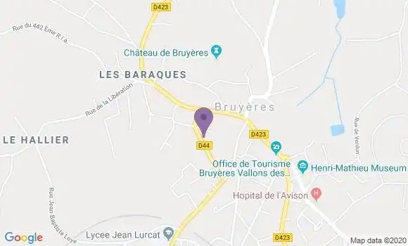 Localisation Luc Bonnard