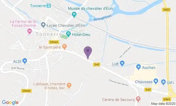 Localisation Evelyne Tromeur