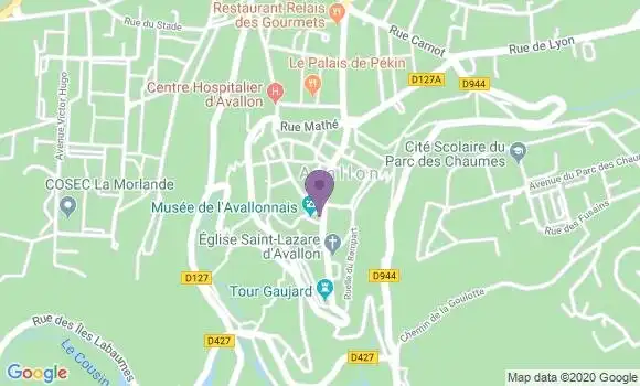 Localisation Justin Sauvant