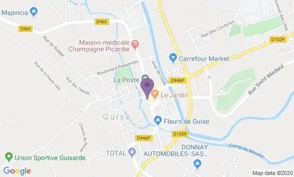 Localisation Amandine Brumain