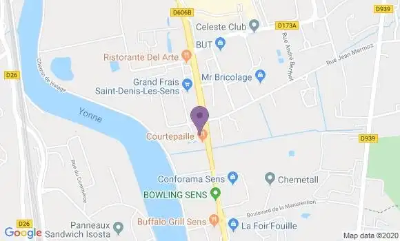 Localisation Dimitri Carriere