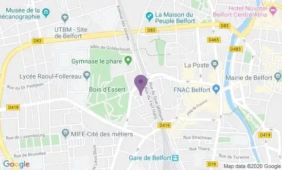 Localisation Virginie Morel