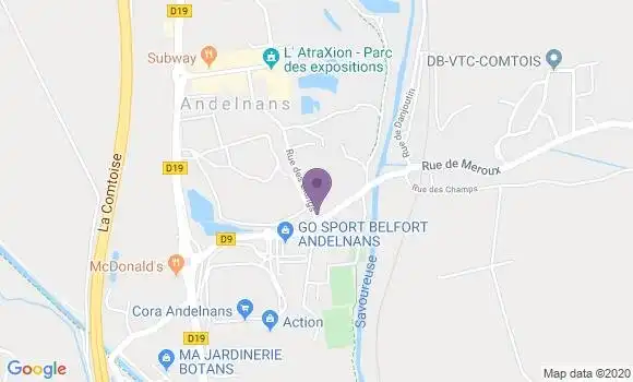 Localisation Anthony Patfoort