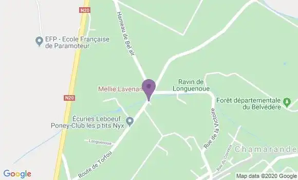 Localisation Mellie Lavenant