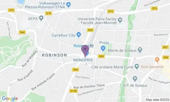 Localisation Clotilde Maquat Richard