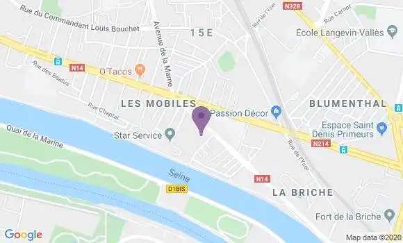 Localisation Coralie Parenti
