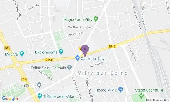 Localisation Sandra Foubert